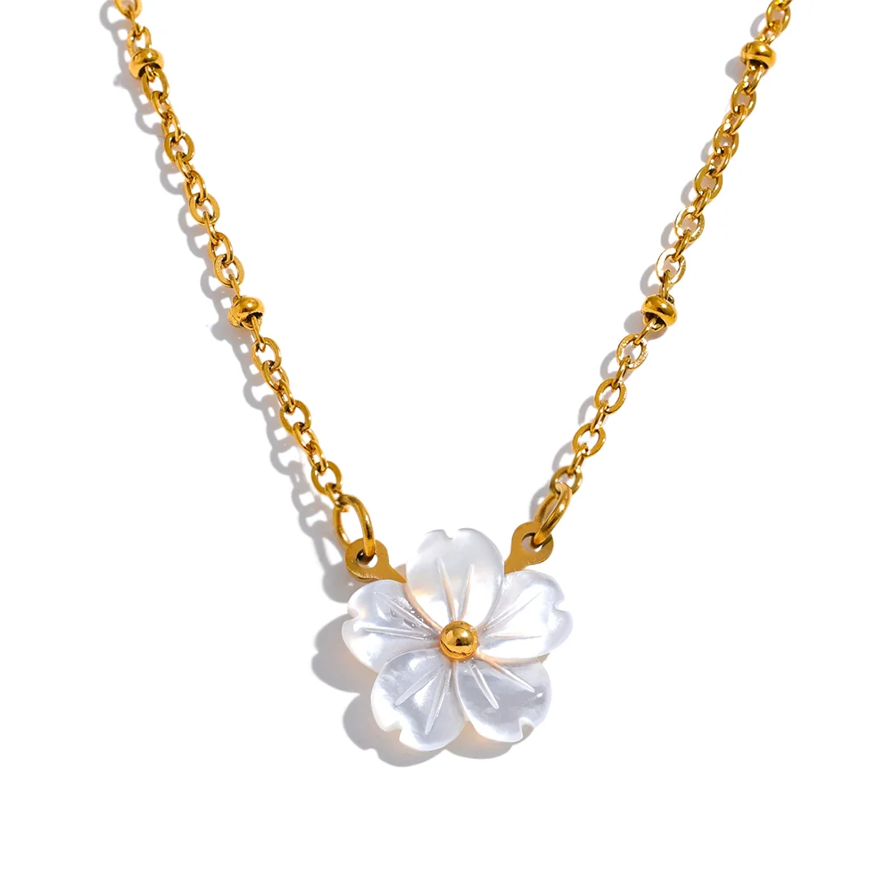 Colar Feminino com Flor