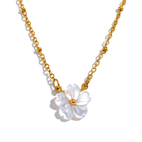 Colar Feminino com Flor